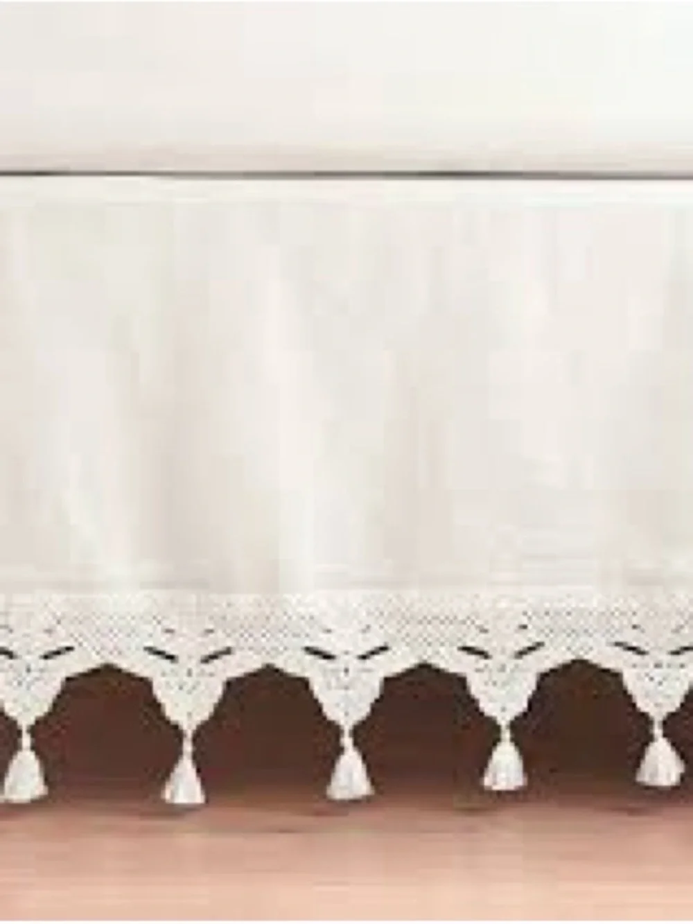 Pottery Barn Baby Boho Crib Skirt in Cream